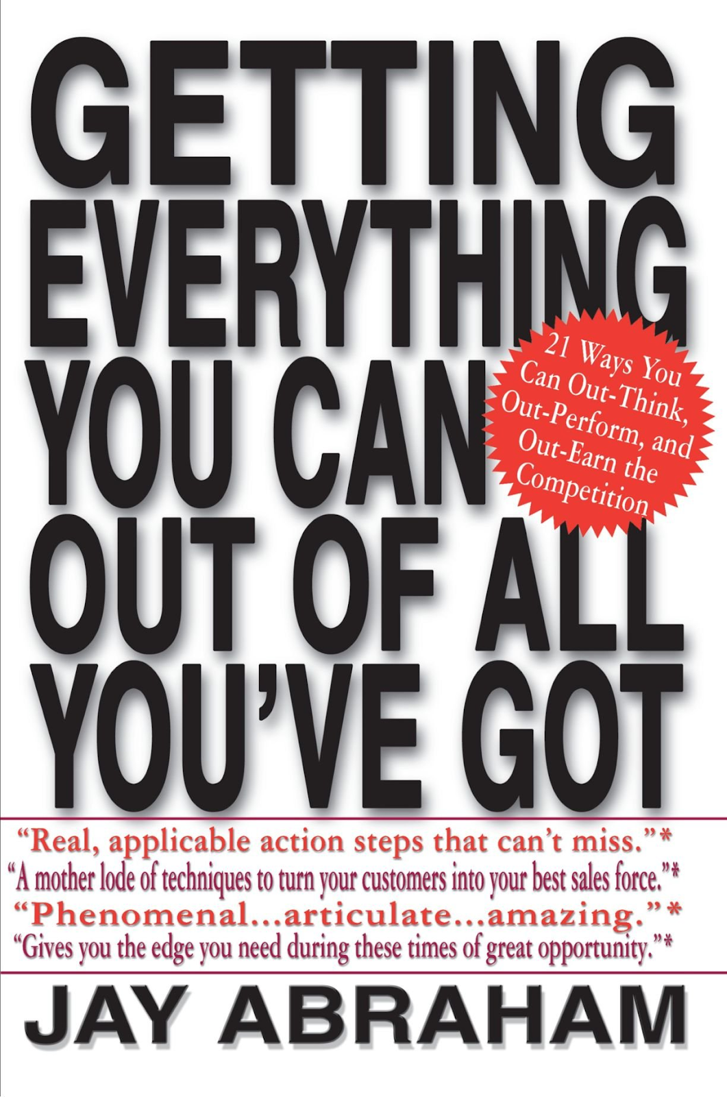 Getting Everything You Can Out of All You've Got book cover
