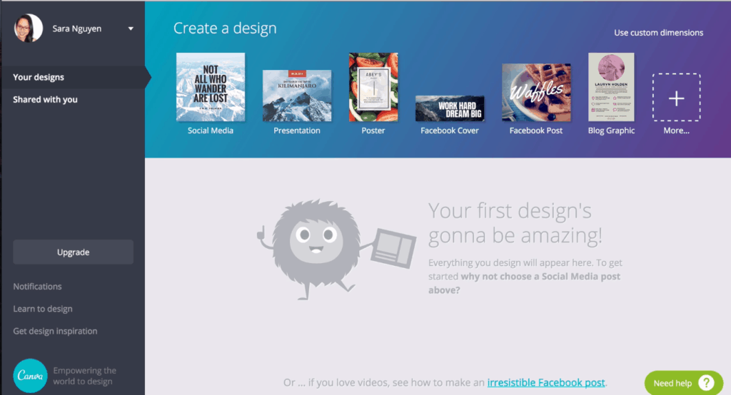 How to Create a Facebook Cover Photo in Canva