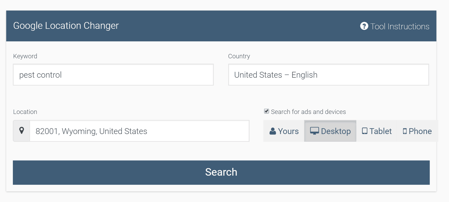 4. Google Location Changer