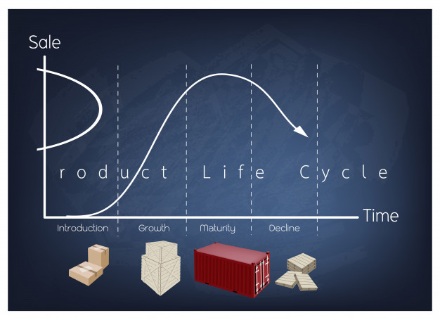 Stages of the product life cycle