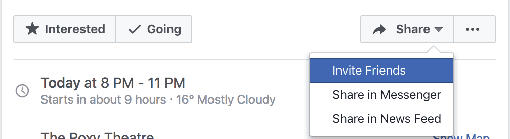 Facebook invitar a todos a script de eventos