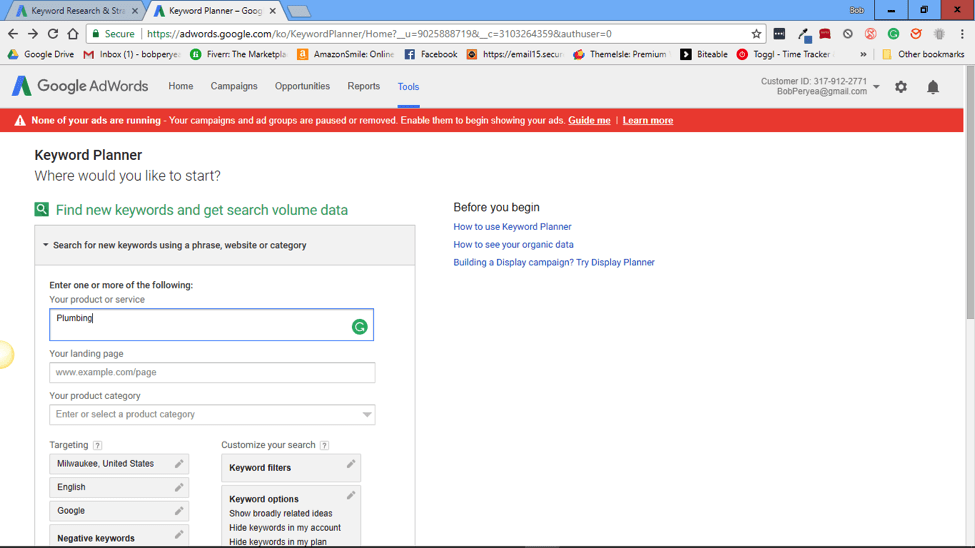 how to do keyword research 2