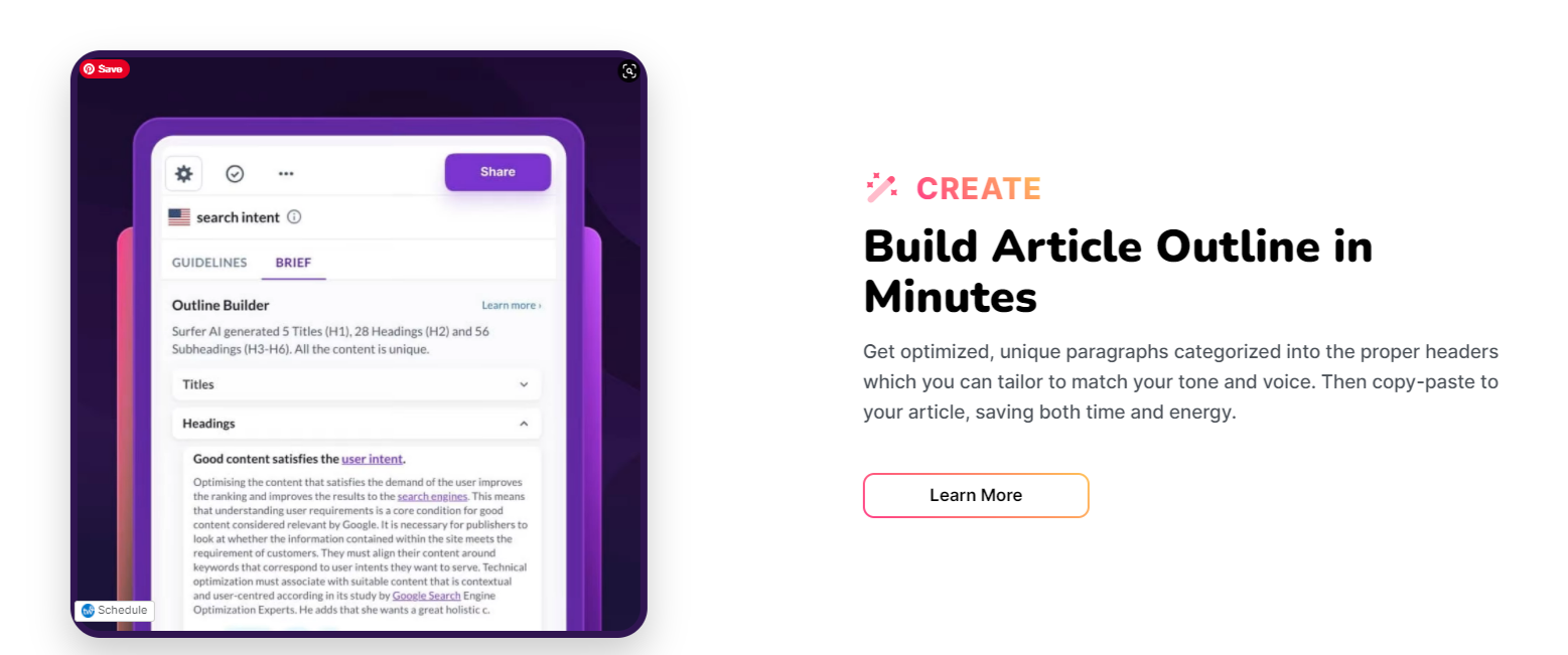 How To Write With Surfer SEO