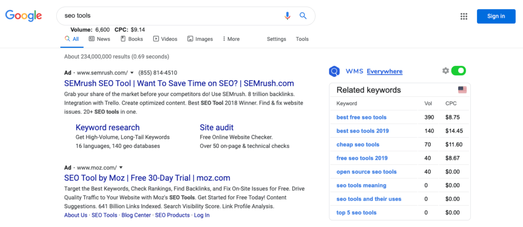 7. What’s My SERP