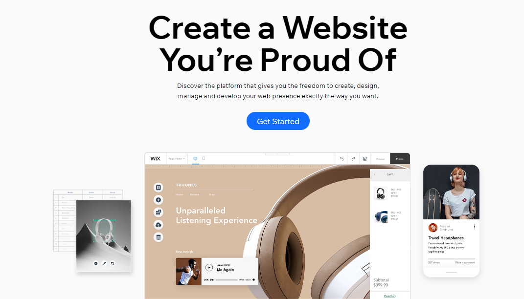 Wix at a glance