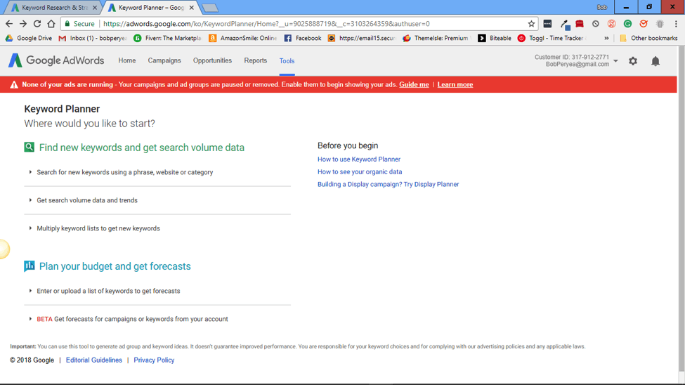 how to do keyword research