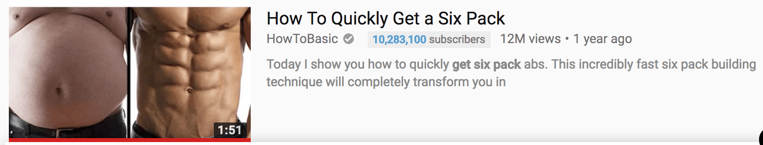 Titolo e descrizione YouTube