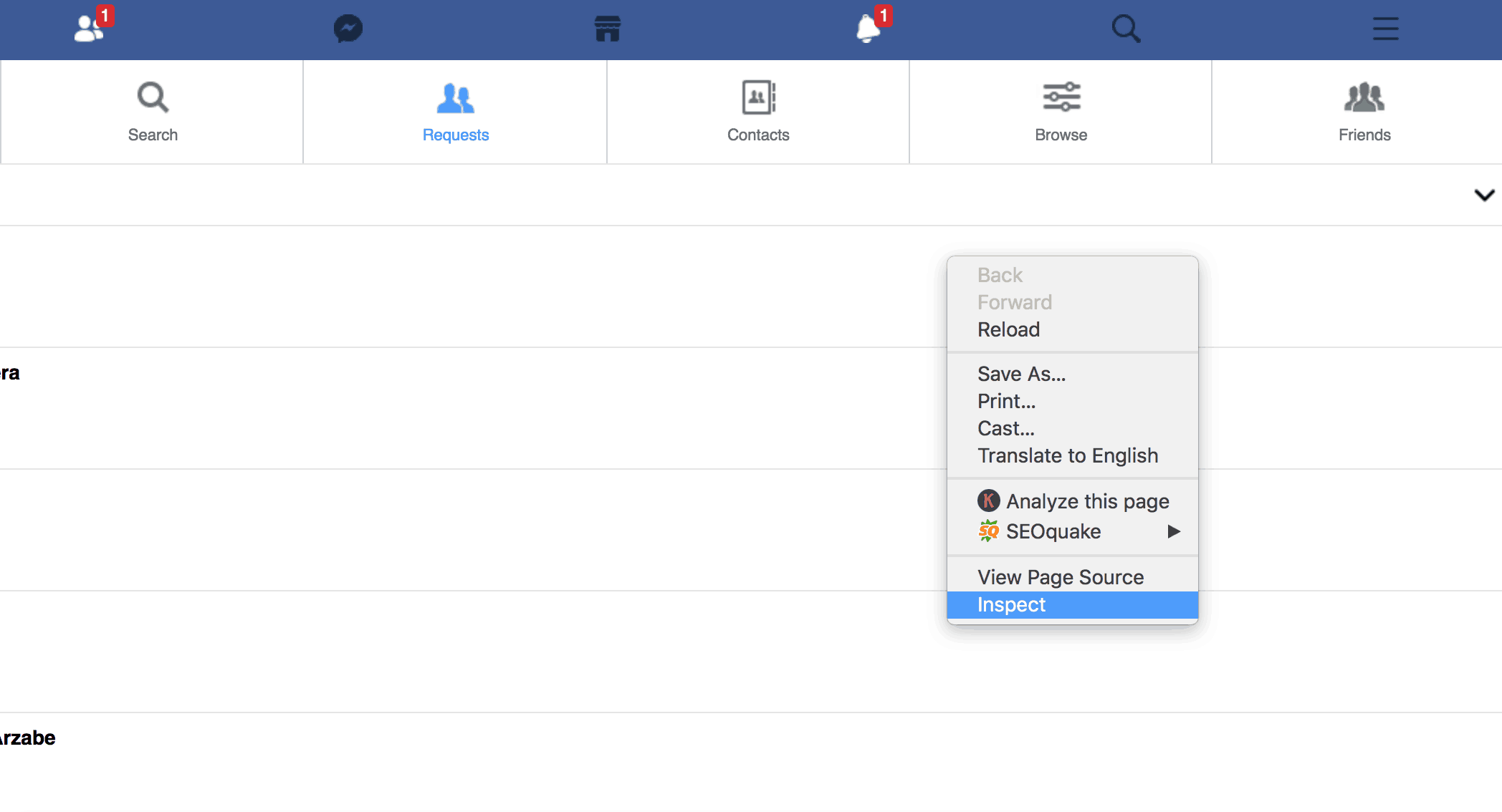 cancel all friend requests on Facebook