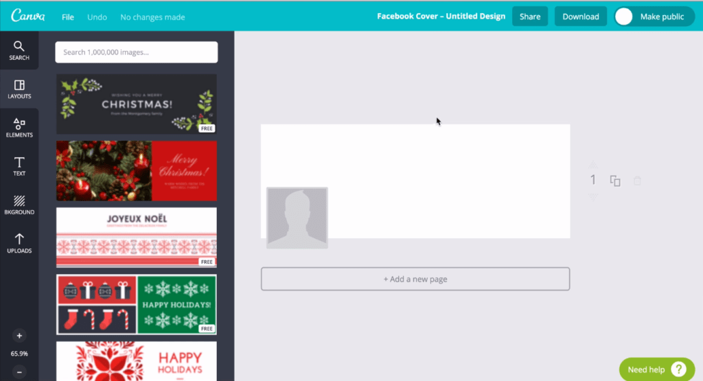 How to Create a Facebook Cover Photo in Canva