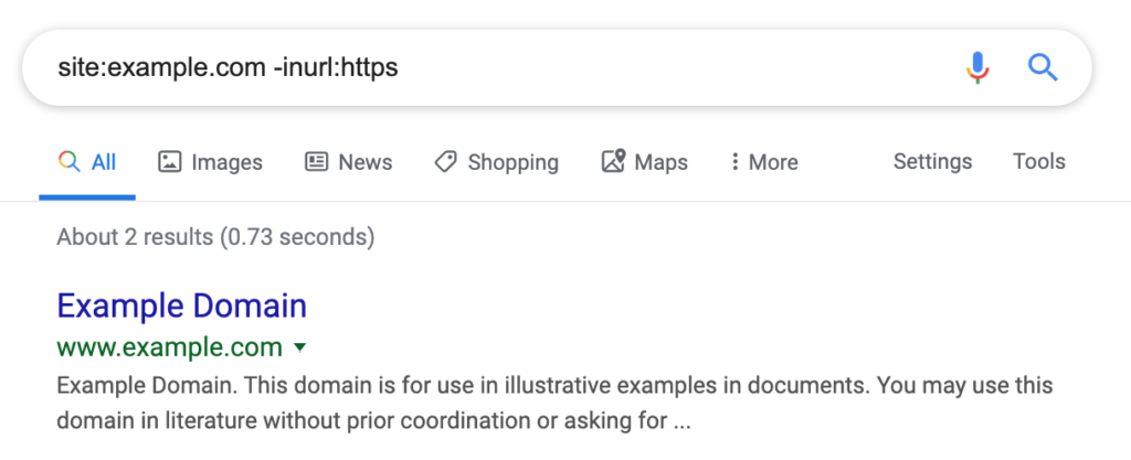 non https sites