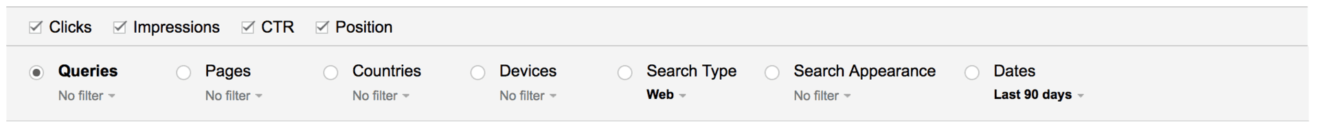 Google Search ConsoleでAdSenseキーワードを確認する