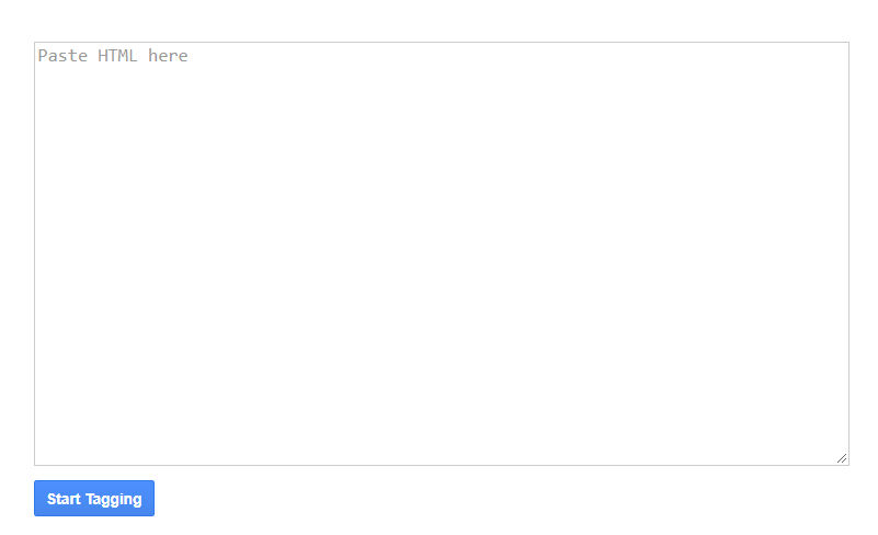 Step 3. Fill in the URL of the website or HTML content you want to have a Schema markup