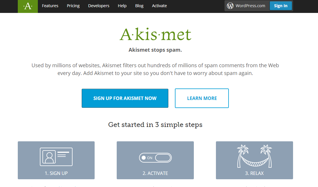 4. Akismet