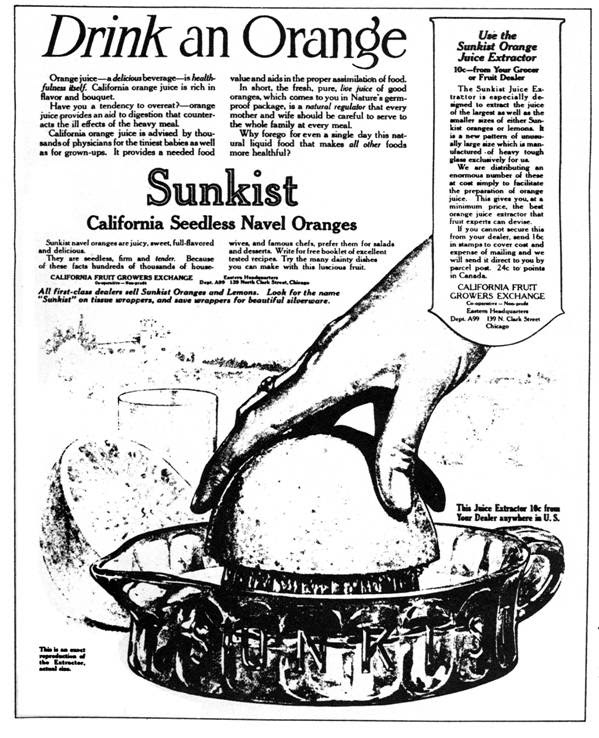 1. Drink an Orange — Sunkist