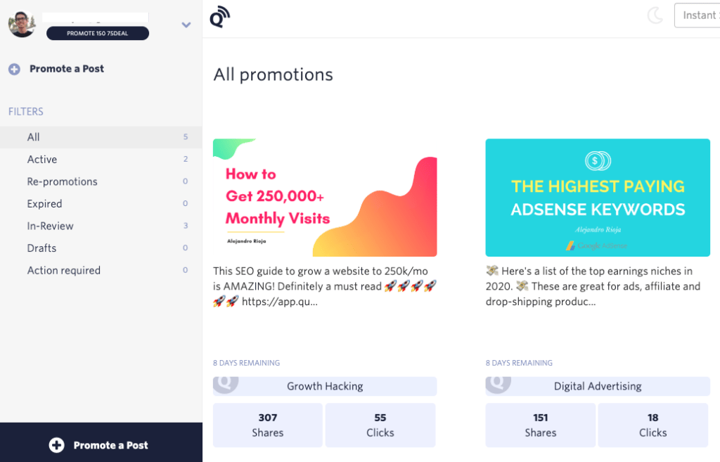 1. QuuuPromote