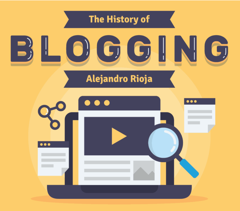 history of blogging