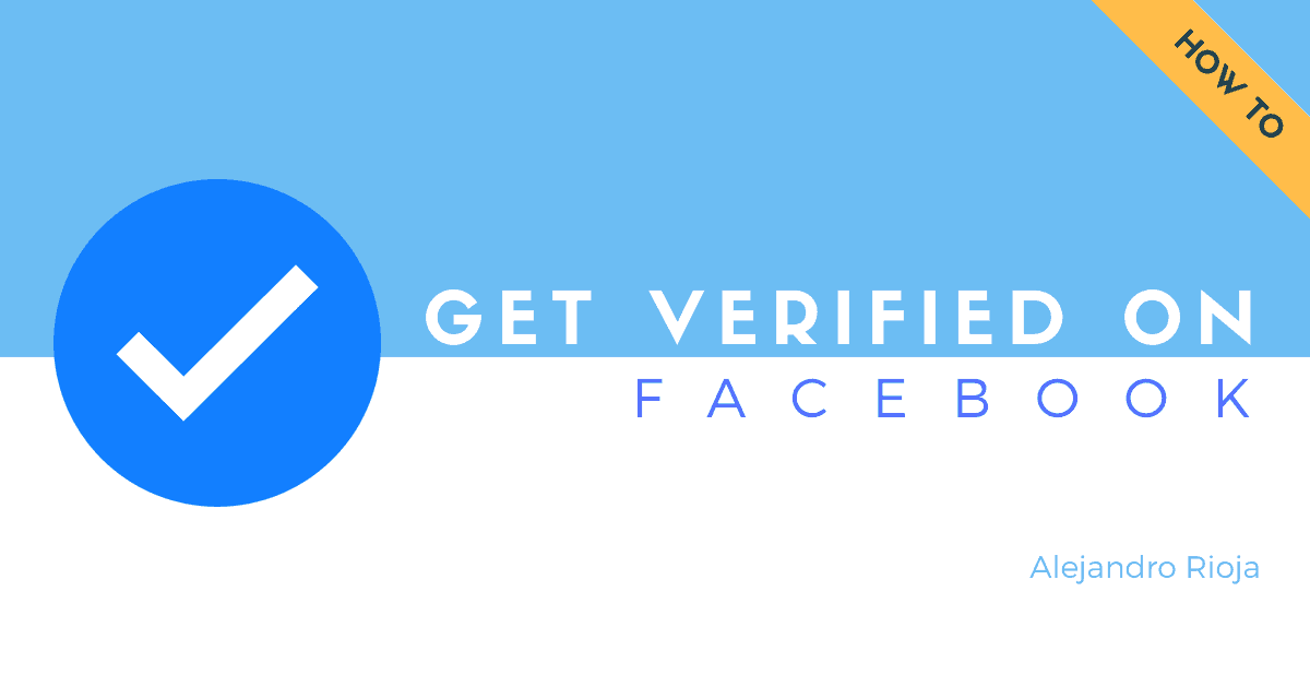 Get verified on Facebook