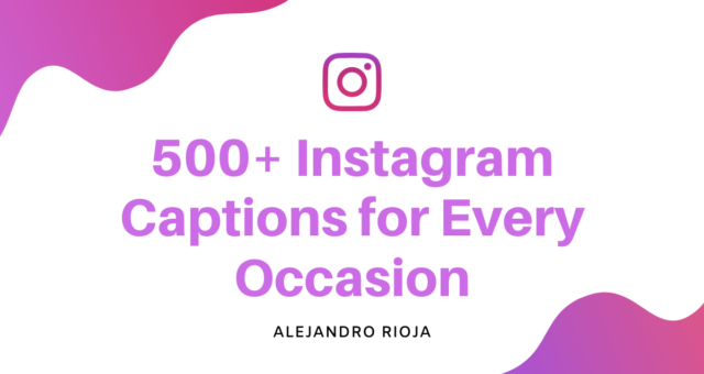 Instagram Caption examples