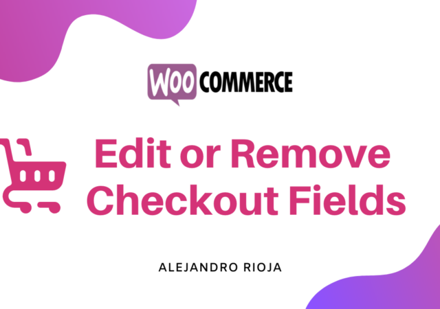 remove Woocommerce checkout fields