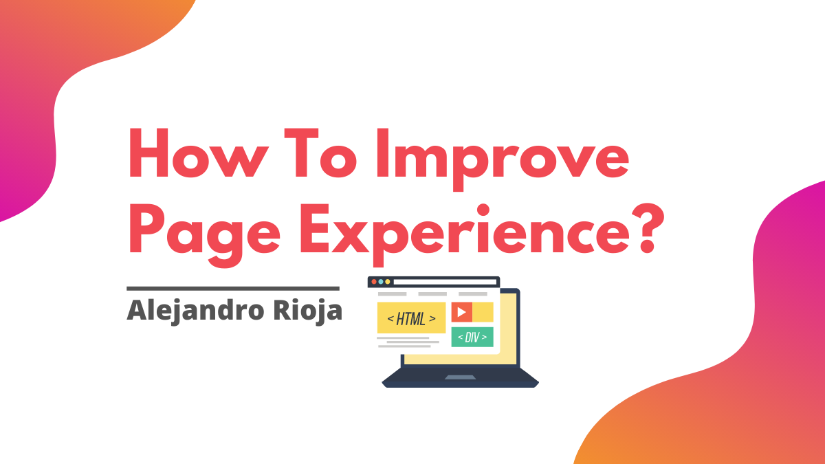 How to improve page experience