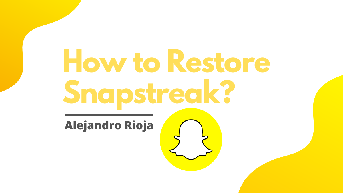 How to Restore Snapstreak