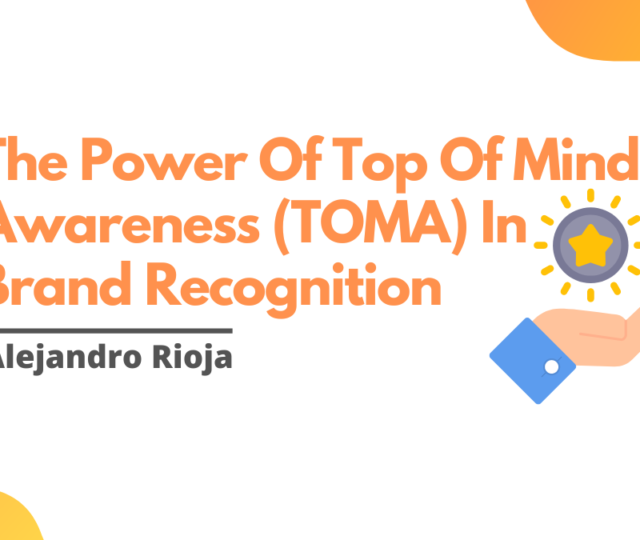 The Power Of Top Of Mind Awareness (TOMA) In Brand Recognition